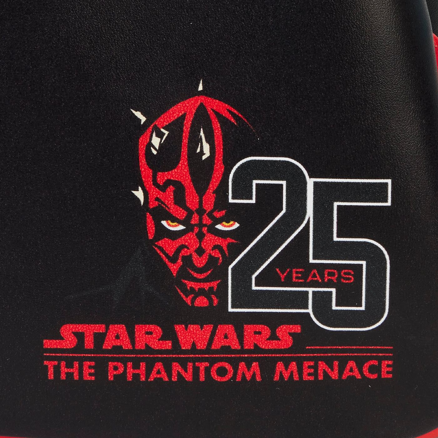 Loungefly Star Wars The Phantom Menace 25th Anniversary Darth Maul Cosplay Mini Backpack