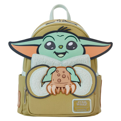 Loungefly Star Wars The Mandalorian Grogu & Crabbies Cosplay Mini Backpack