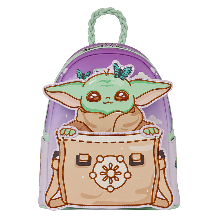 Loungefly Star Wars The Mandalorian Grogu Butterfly Mini Backpack
