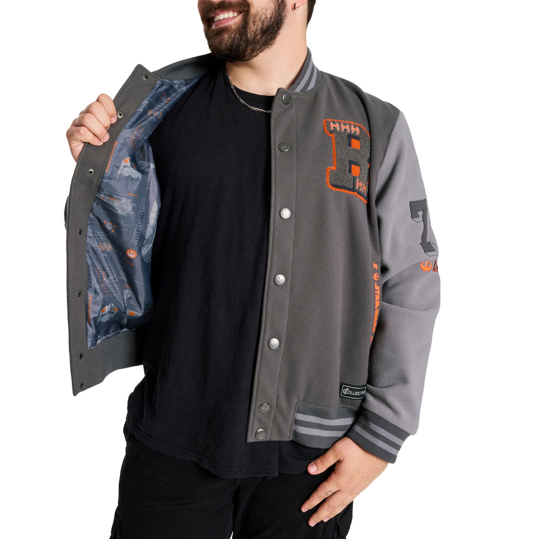 Loungefly Mens Loungefly Collectiv Rebel Alliance Varsity