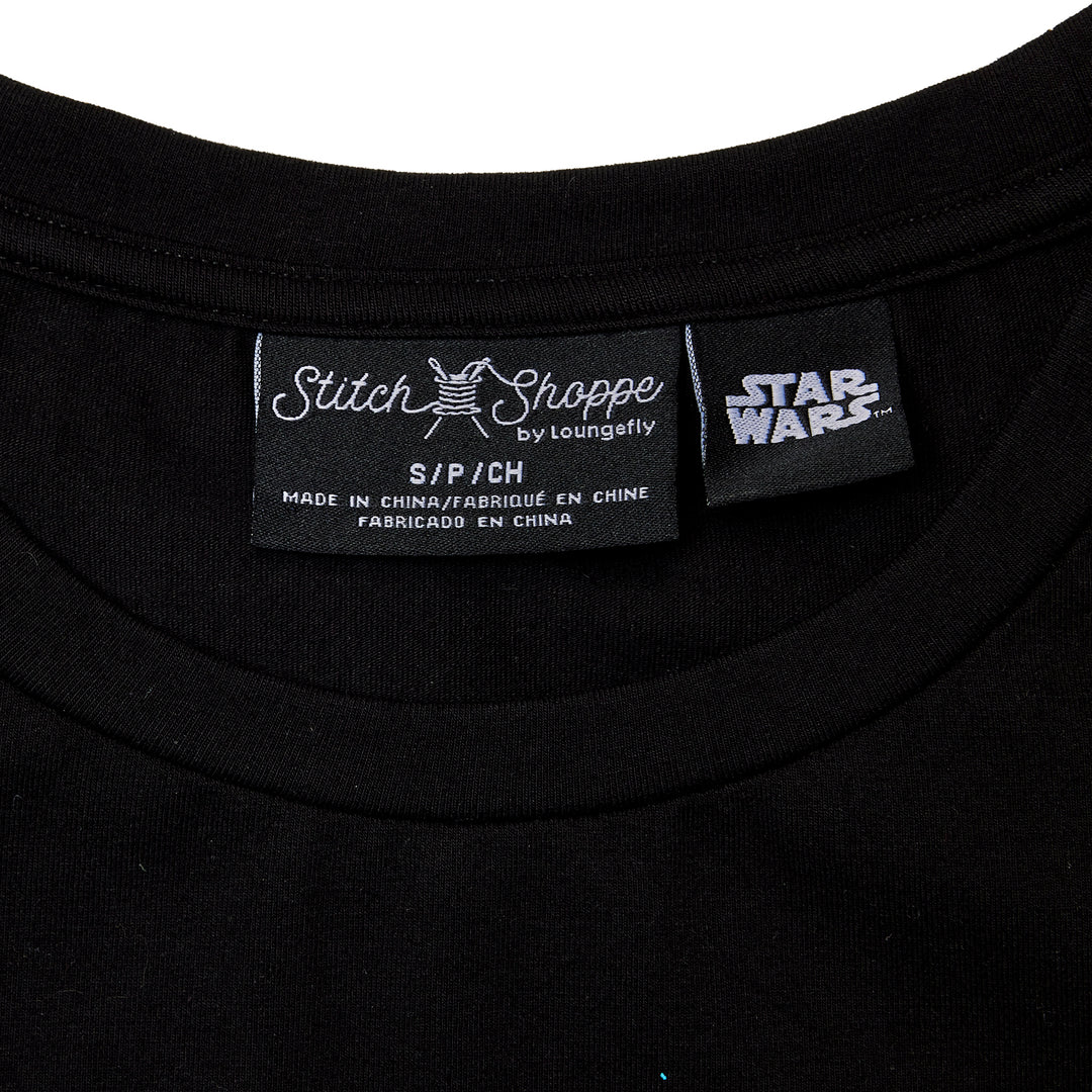 Stitch Shoppe by Loungefly Star Wars Space Logo "Ariana" Fashion Top Shirt