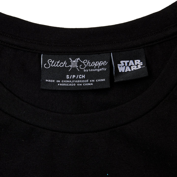 Stitch Shoppe by Loungefly Star Wars Space Logo "Ariana" Fashion Top Shirt