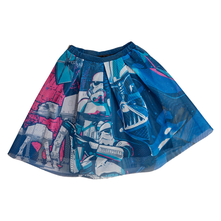 Stitch Shoppe by Loungefly Star Wars Dark vs. Light Side Double Sided "Heather" Skirt