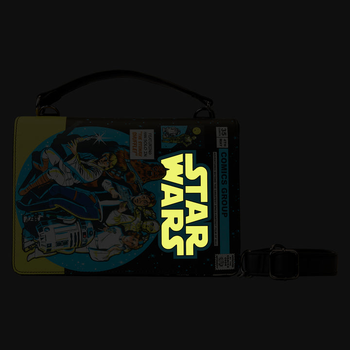 Stitch Shoppe by Loungefly Star Wars Dark vs. Light Side Light Up/Glow in the Dark Crossbody