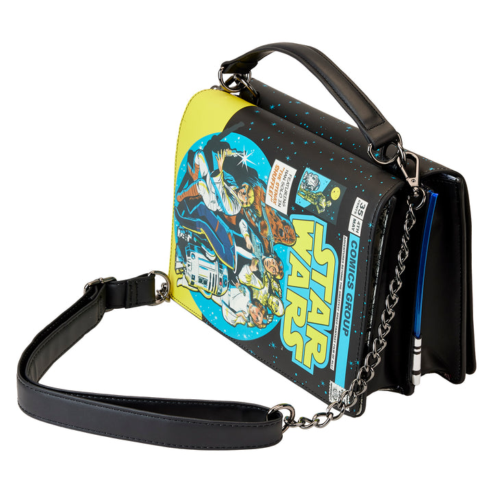 Stitch Shoppe by Loungefly Star Wars Dark vs. Light Side Light Up/Glow in the Dark Crossbody