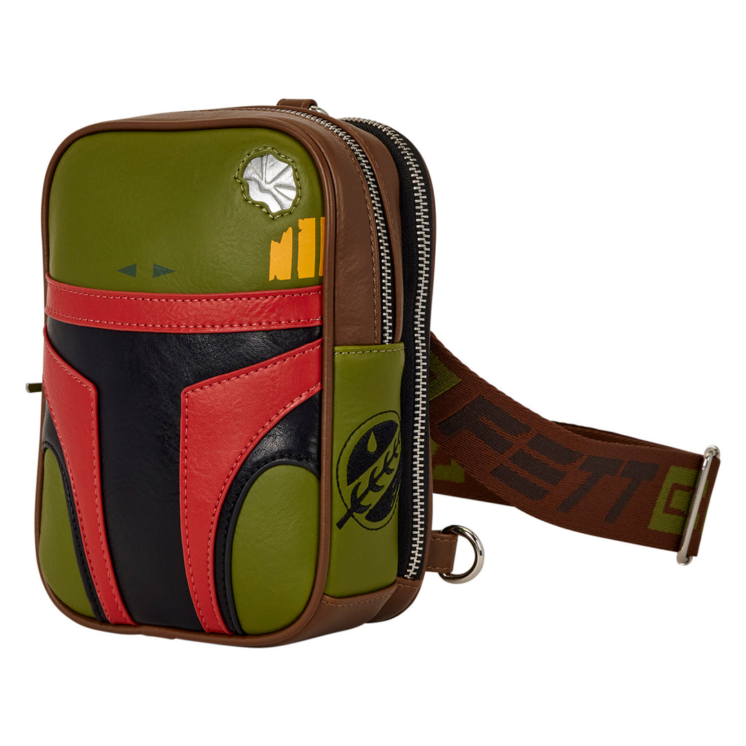 Loungefly Star Wars Boba Fett Sling Crossbody Bag