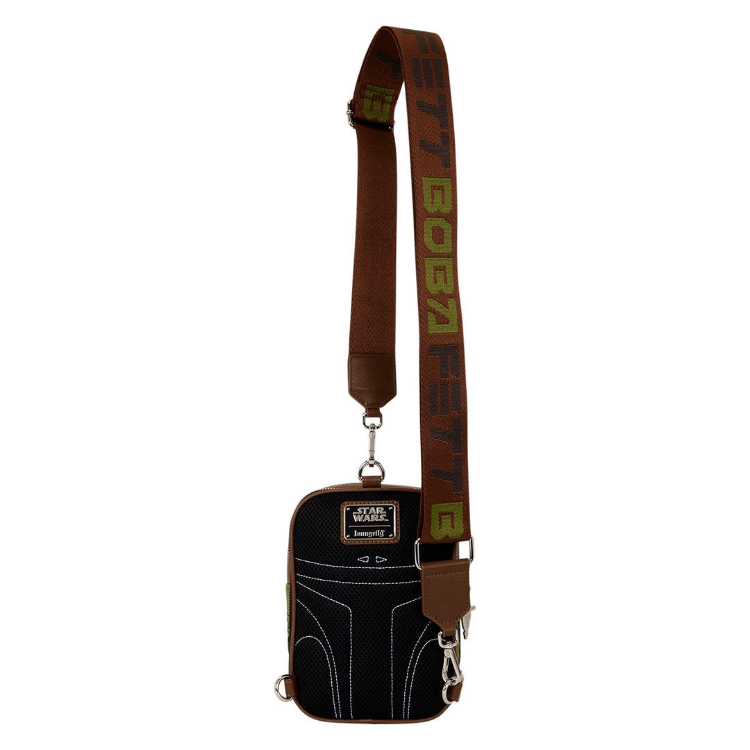 Loungefly Star Wars Boba Fett Sling Crossbody Bag