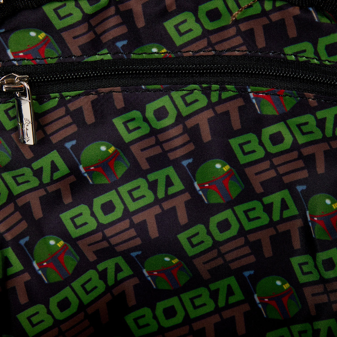 Loungefly Star Wars Boba Fett Sling Crossbody Bag