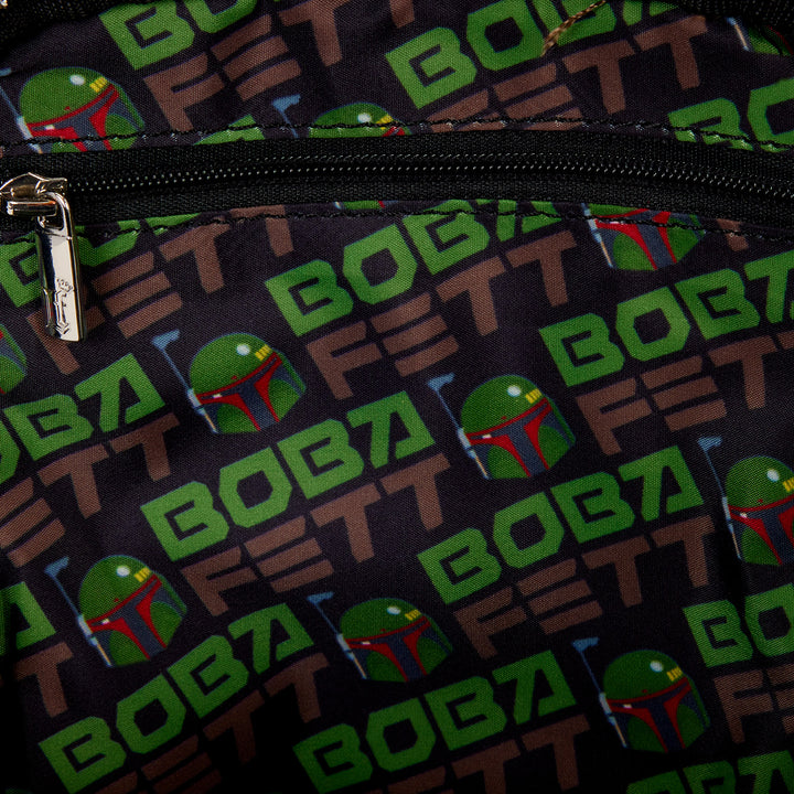 Loungefly Star Wars Boba Fett Sling Crossbody Bag
