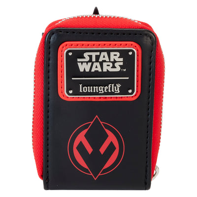 Loungefly Star Wars The Phantom Menace 25th Anniversary Darth Maul Cosplay Accordion Wallet