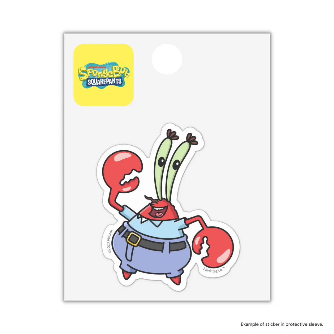 The SpongeBob Squarepants Mr. Eugene Krabs Waterproof Sticker