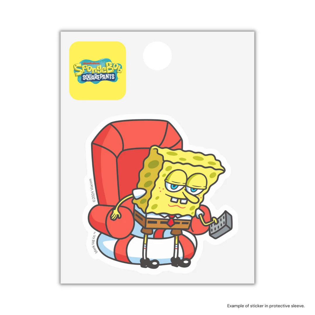 The SpongeBob Squarepants Aight Imma Head Out Waterproof Sticker