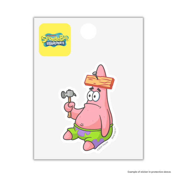 The SpongeBob Squarepants Patrick Star I Have No Idea Waterproof Sticker