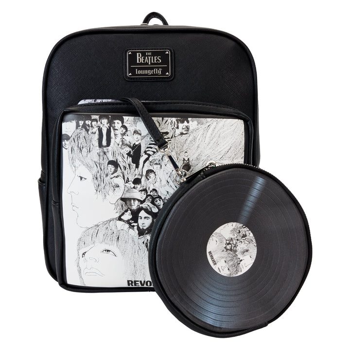 Loungefly The Beatles Revolver Album Cover with Record Coin bag Mini Backpack