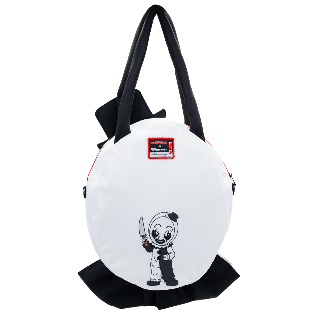 Whatever! Makes You Happy Terrifier 2 Art the Clown Oversized Head Nylon Tote Bag
