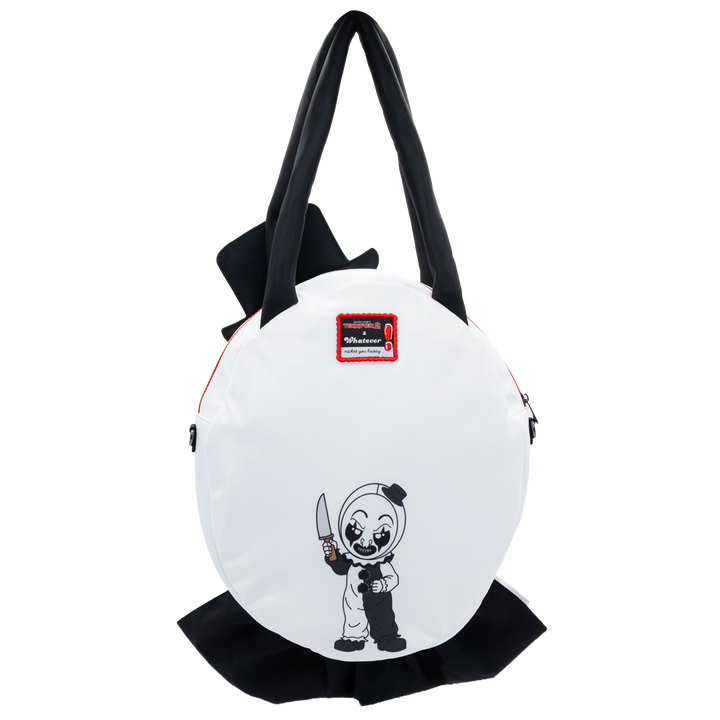 Whatever! Makes You Happy Terrifier 2 Art the Clown Oversized Head Nylon Tote Bag