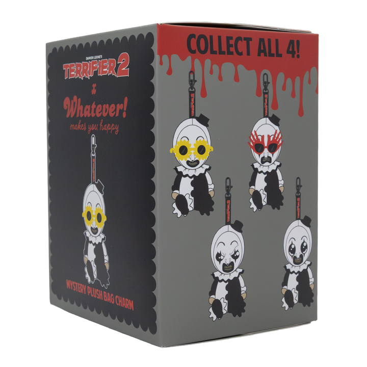 Whatever! Makes You Happy Terrifier 2 Mystery Box Art the Clown Plush Bag Charms
