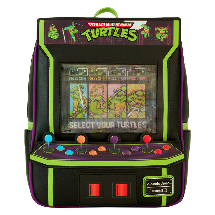 Loungefly Nickelodeon TMNT 40th Anniversary Vintage Arcade Mini Backpack