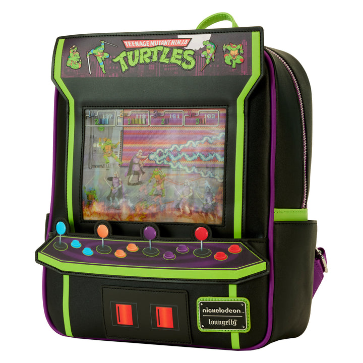 Loungefly Nickelodeon TMNT 40th Anniversary Vintage Arcade Mini Backpack