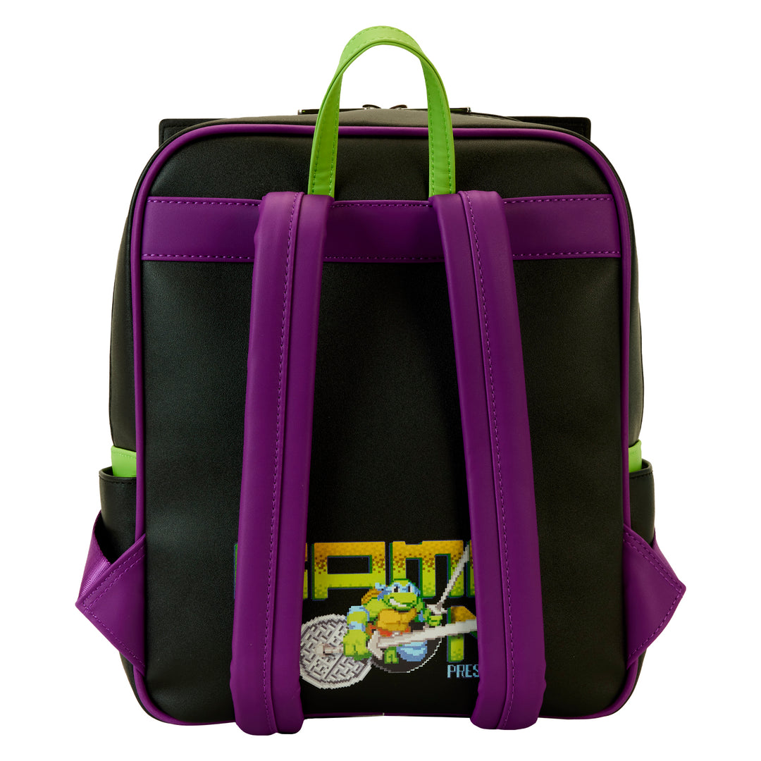 Loungefly Nickelodeon TMNT 40th Anniversary Vintage Arcade Mini Backpack