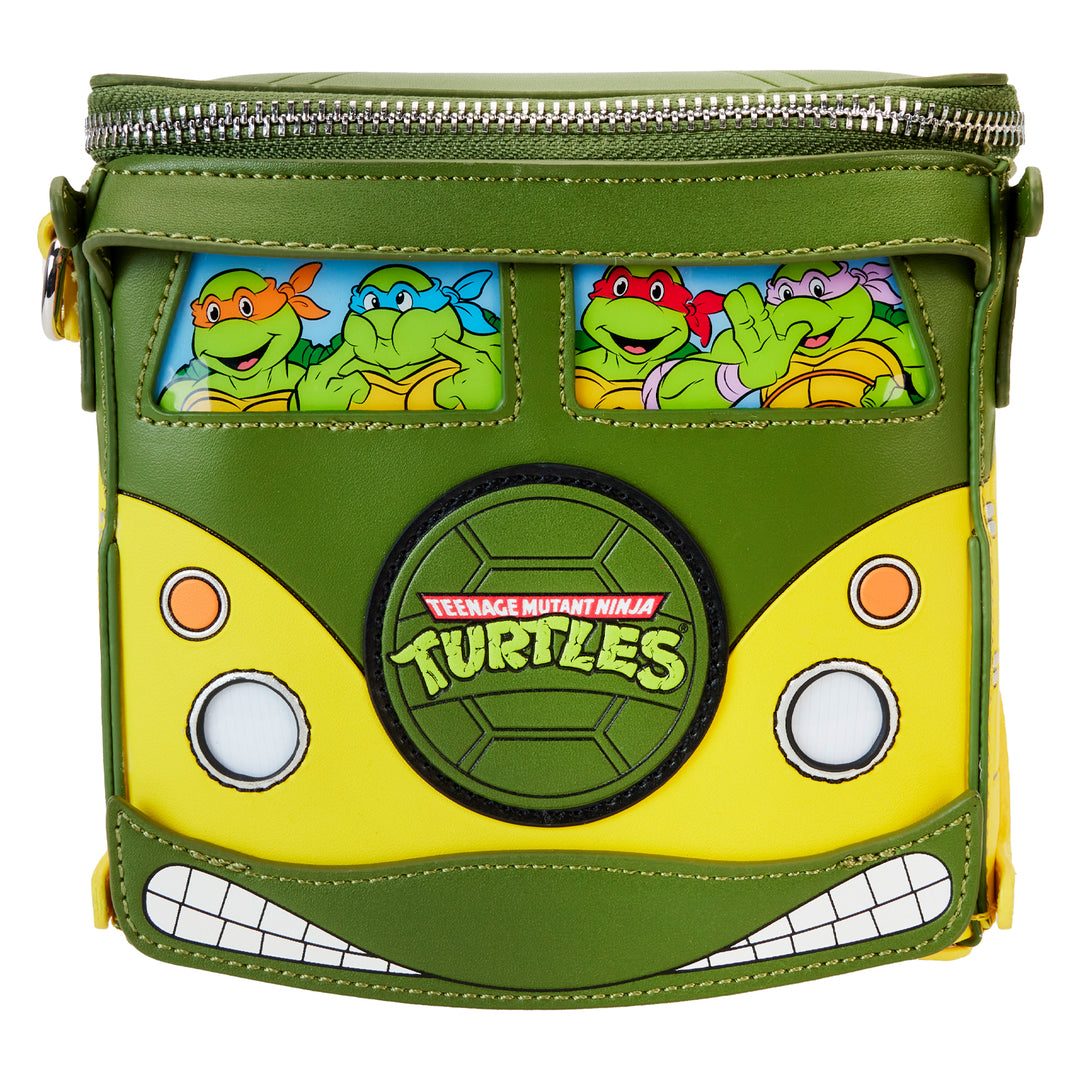 Loungefly Nickelodeon TMNT 40th Anniversary Party Wagon Figural Crossbody Bag