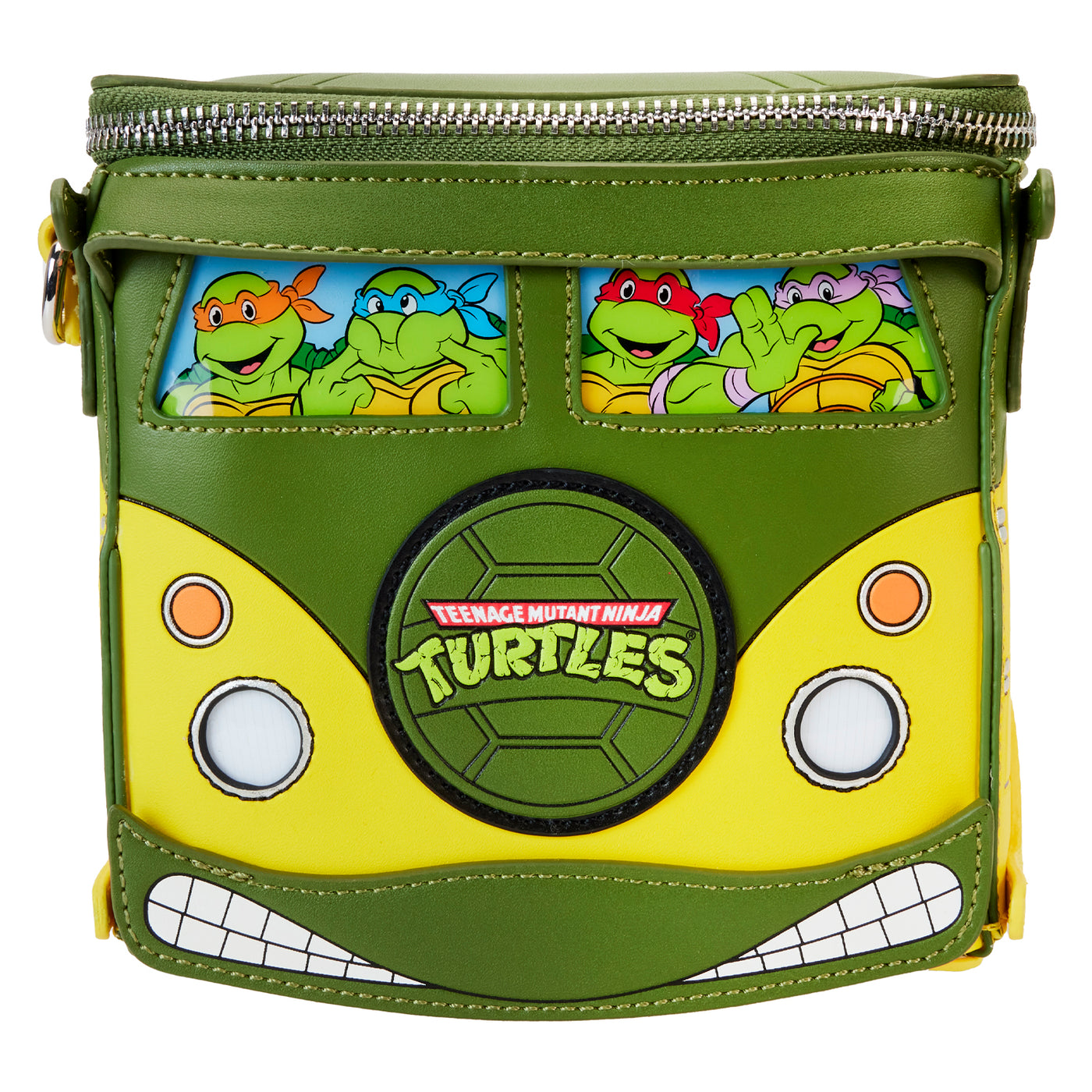 Loungefly Nickelodeon TMNT 40th Anniversary Party Wagon Figural Crossbody Bag