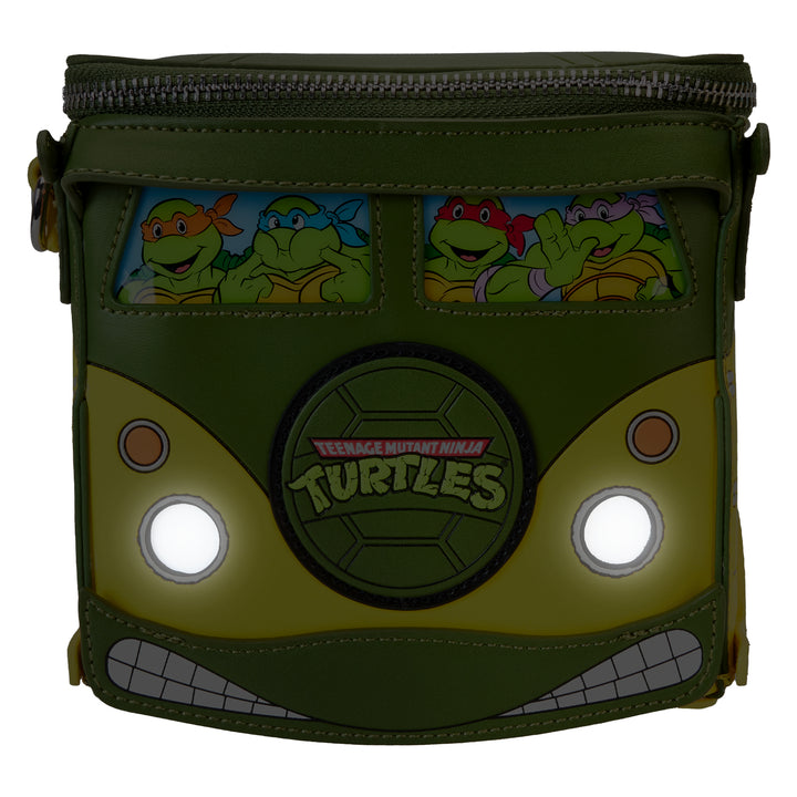 Loungefly Nickelodeon TMNT 40th Anniversary Party Wagon Figural Crossbody Bag