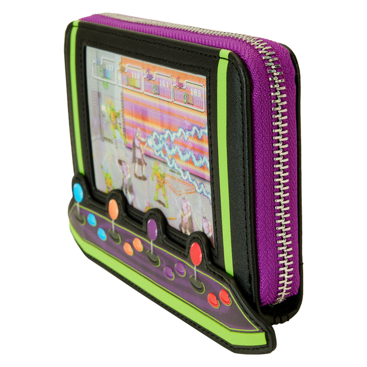 Loungefly Nickelodeon TMNT 40th Anniversary Vintage Arcade Wallet