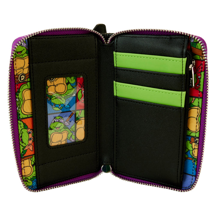 Loungefly Nickelodeon TMNT 40th Anniversary Vintage Arcade Wallet