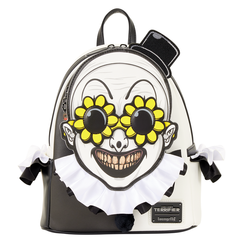 Loungefly Terrifier Art the Clown Glow Cosplay Mini Backpack