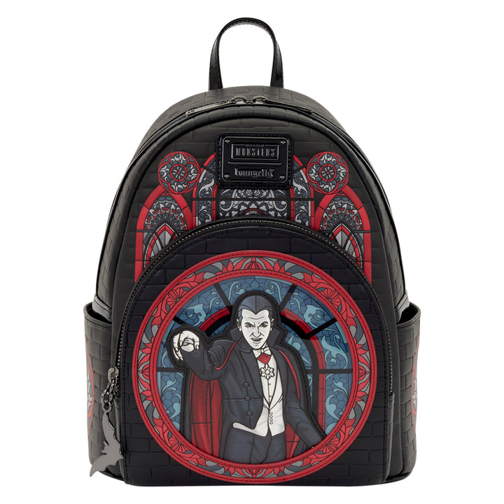 Backpack with Dracula design on a white background