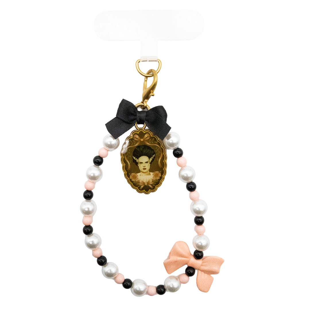 Whatever! Makes You Happy Universal Monsters Coquette Mystery Box Beaded Wristlet Phone Charm