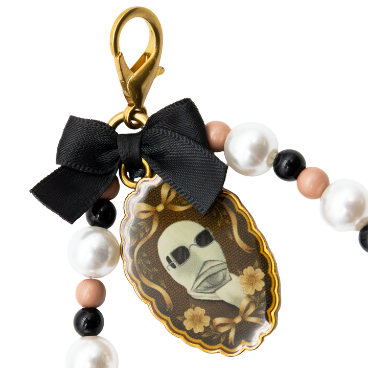 Whatever! Makes You Happy Universal Monsters Coquette Mystery Box Beaded Wristlet Phone Charm