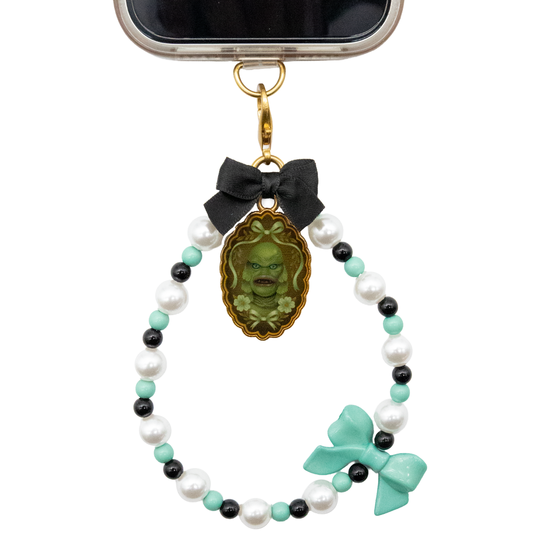 Whatever! Makes You Happy Universal Monsters Coquette Mystery Box Beaded Wristlet Phone Charm