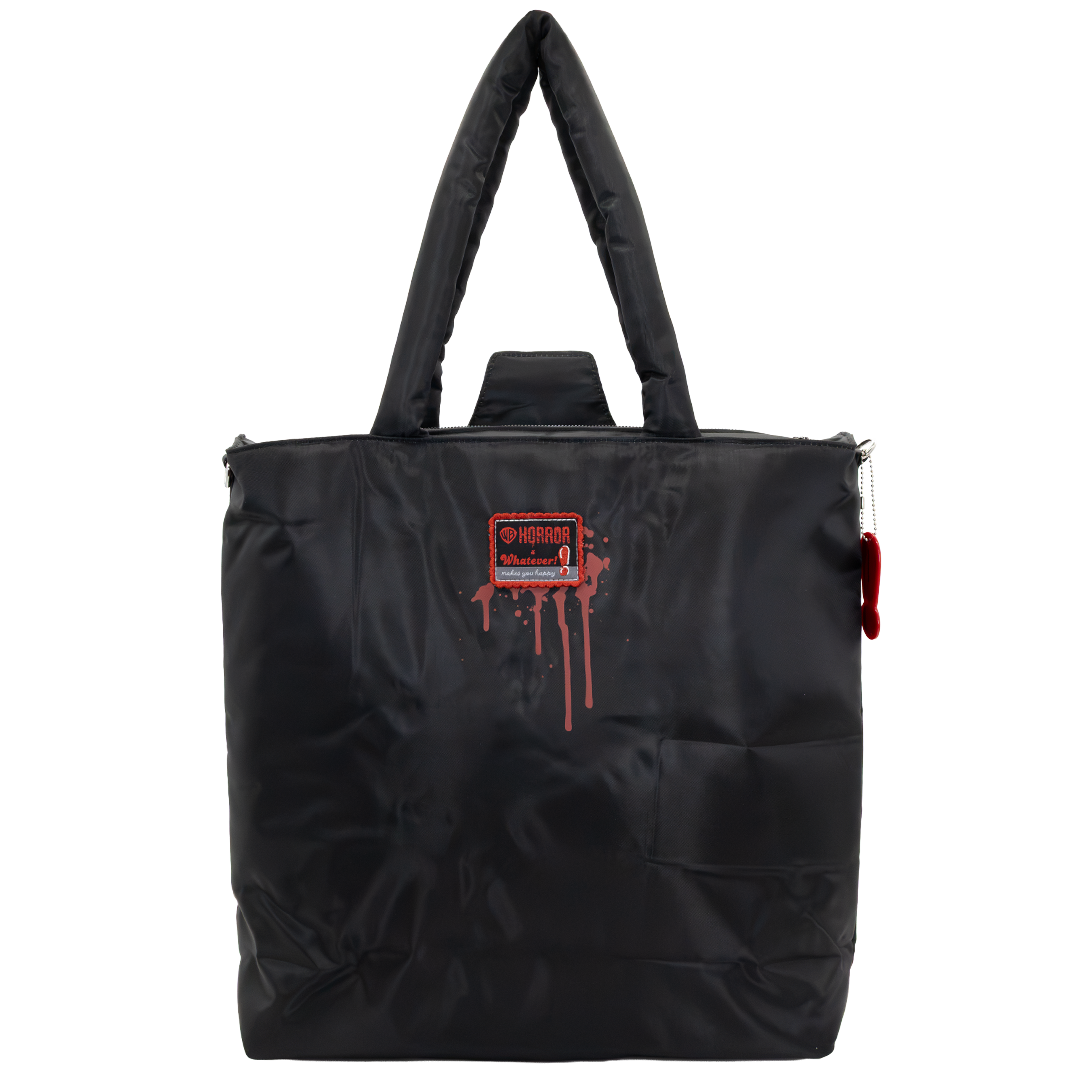 Whatever! Makes You Happy WB Horror House Oversized Padded Tote Bag