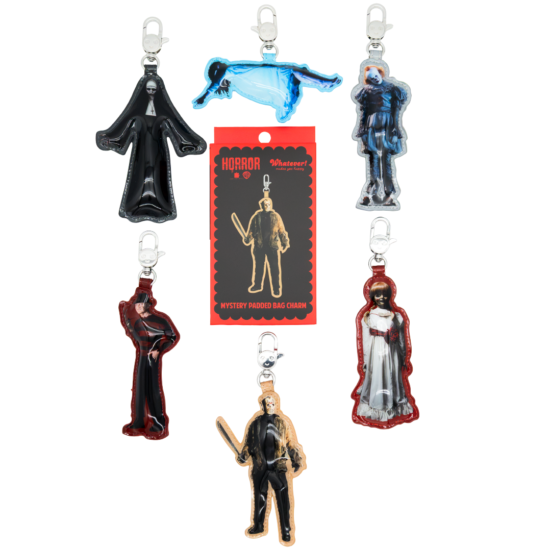 Whatever! Makes You Happy WB Horror Icons Mystery Box Padded Vinyl Bag Charm