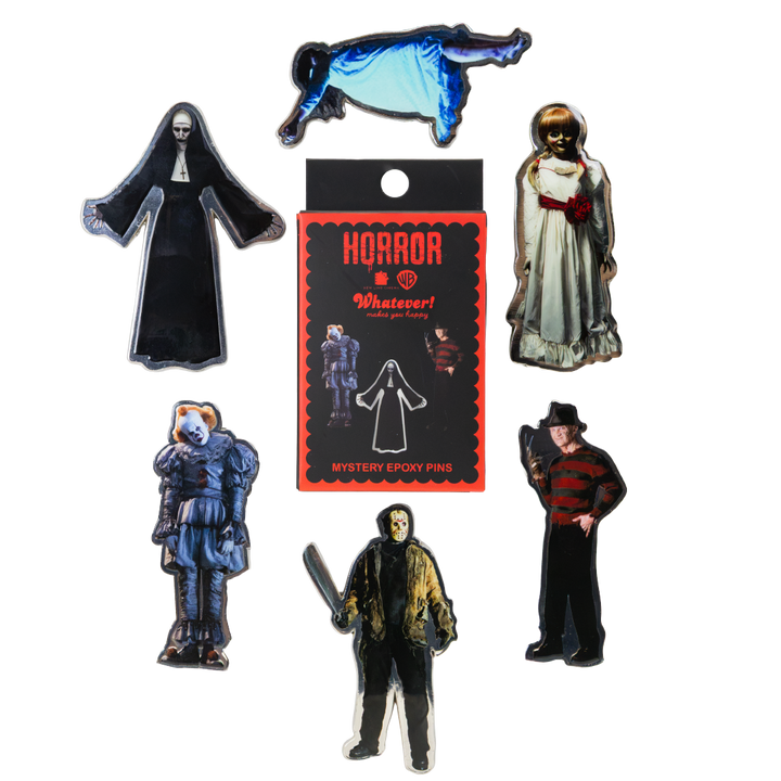 Whatever! Makes You Happy WB Horror Mystery Box Horror Icons Epoxy Pin