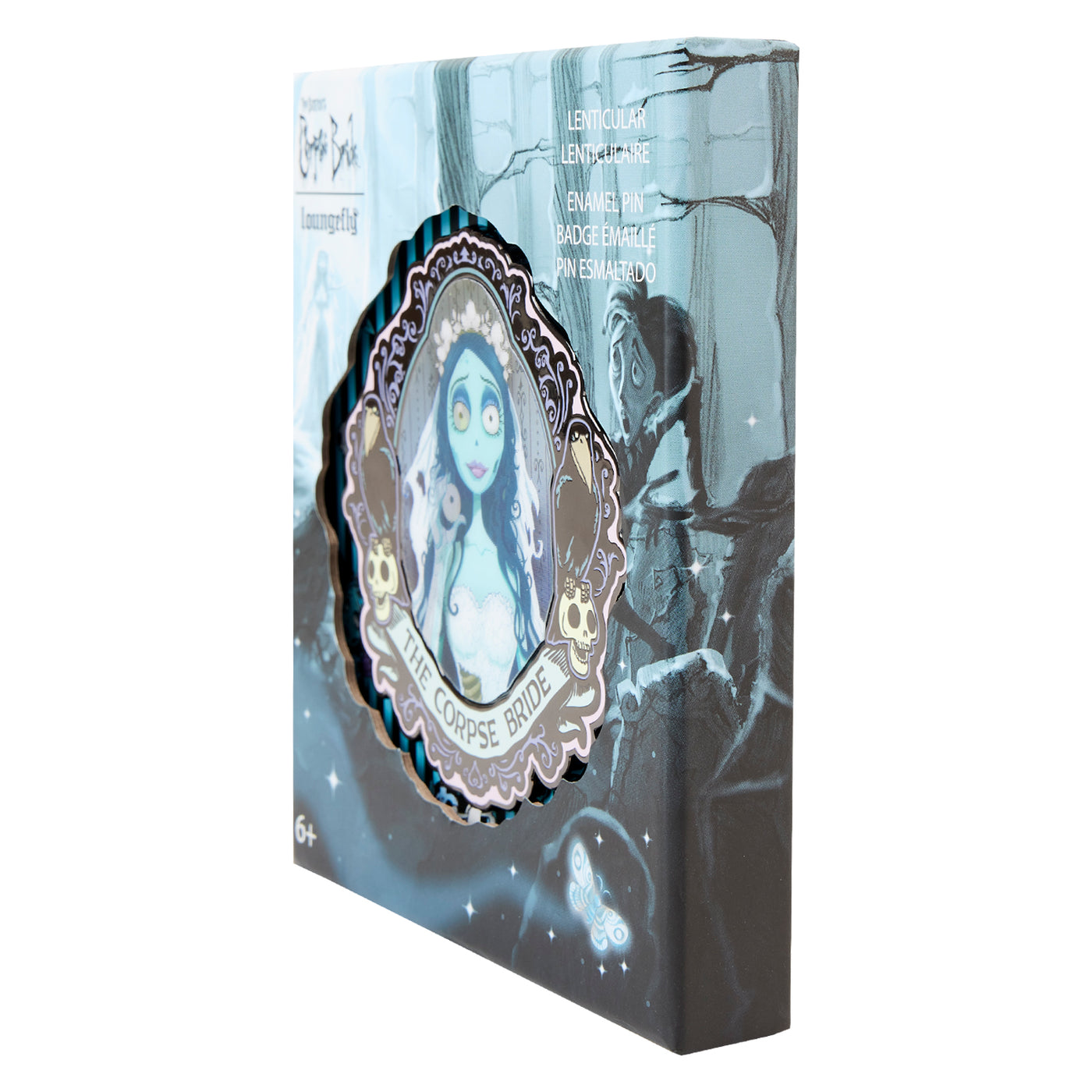 Corpse Bride Emily Lenticular 3" Collector Box Limited Edition Pin