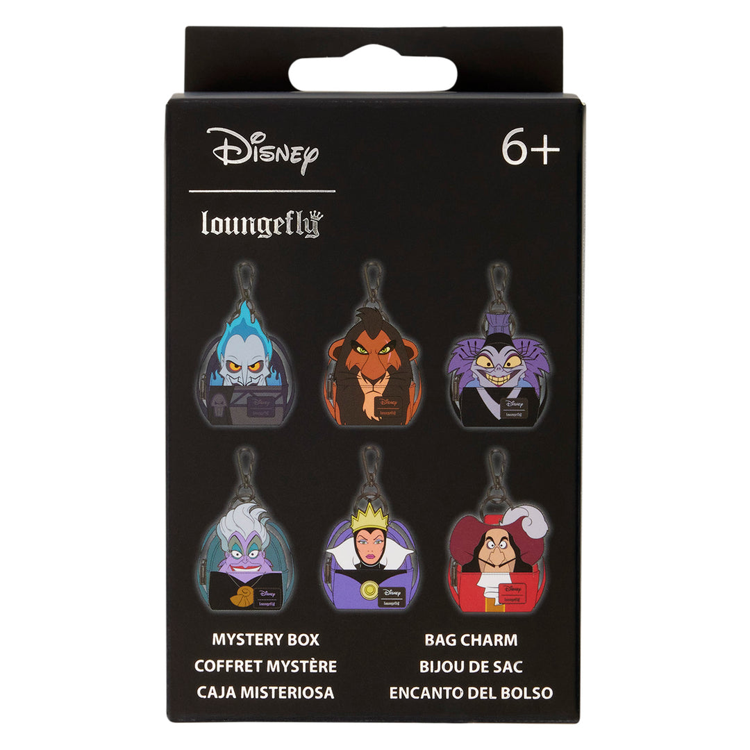 Loungefly Disney Villains Mini Backpack Mystery Blind Box Keychain