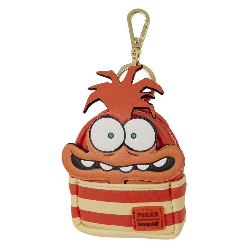 Cartoon character anxiety on a white background