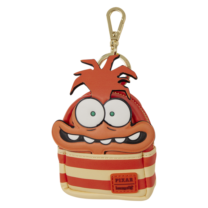 Cartoon character anxiety on a white background