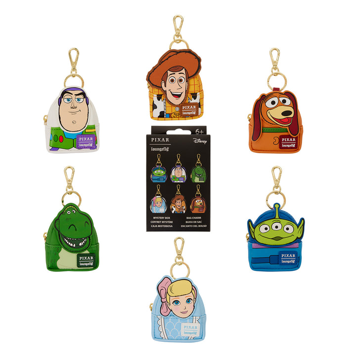 Loungefly Disney Pixar Toy Story 30th Anniversary Cosplay Mystery Blind Box Mini Backpack Keychain Charm