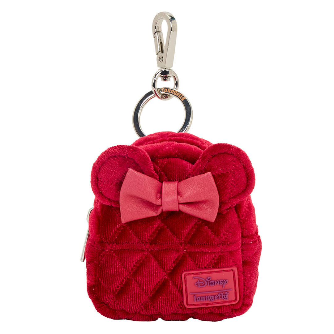 Loungefly Disney Minnie Mouse Glitter Mystery Mini Backpack Blind Box Keychain Charm