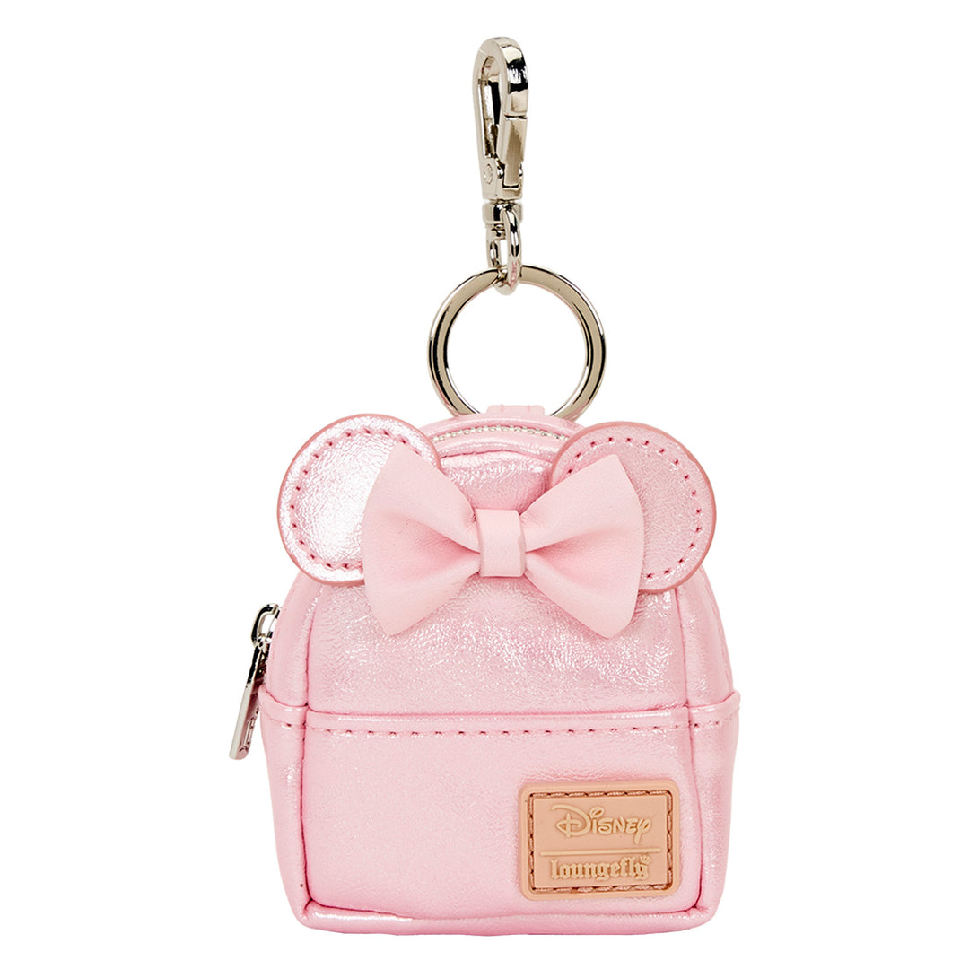 Loungefly Disney Minnie Mouse Glitter Mystery Mini Backpack Blind Box Keychain Charm