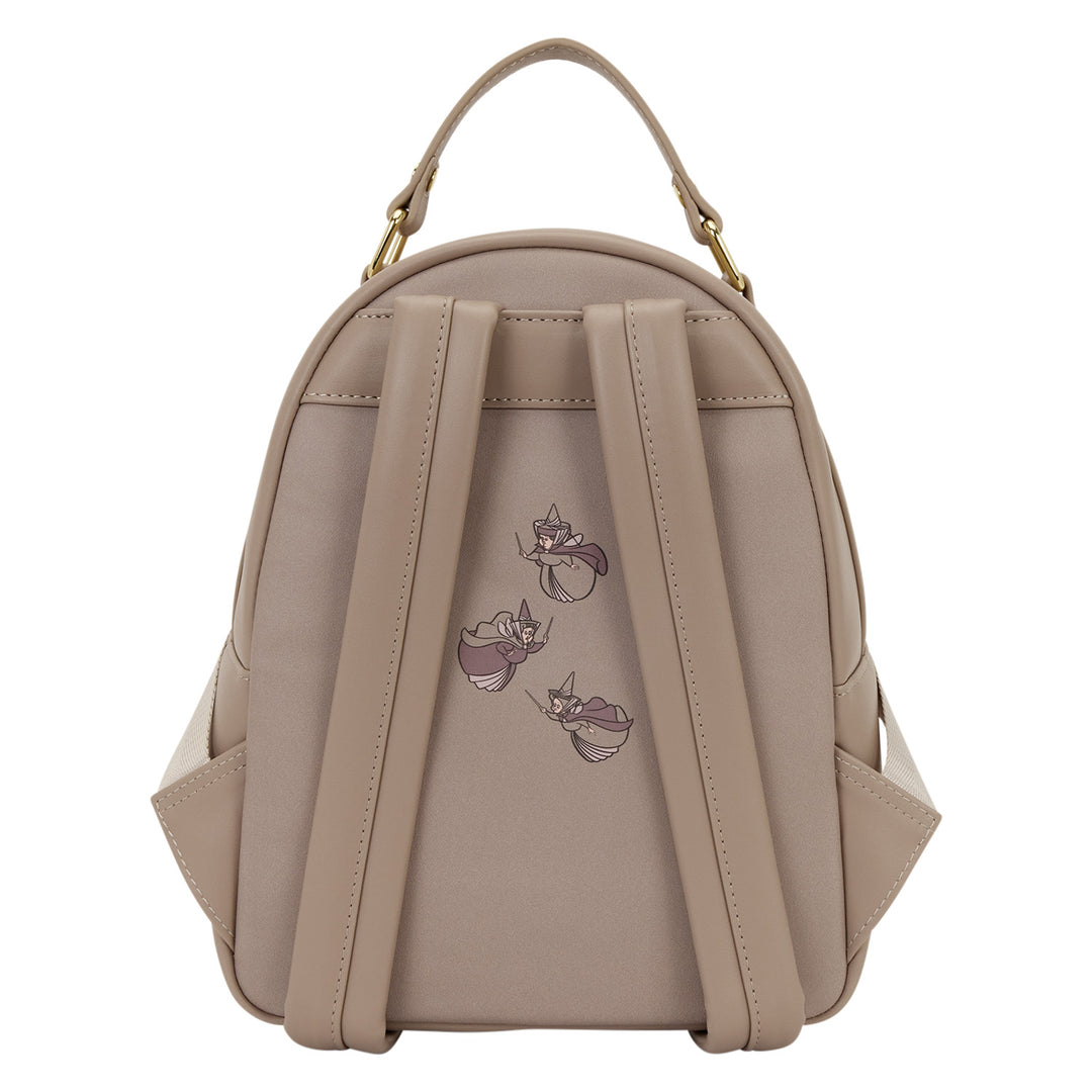 Loungefly Disney Sleeping Beauty Spinning Wheel Mini Backpack