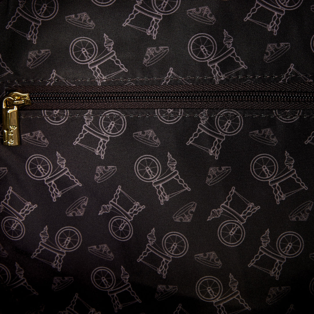 Loungefly Disney Sleeping Beauty Spinning Wheel Mini Backpack