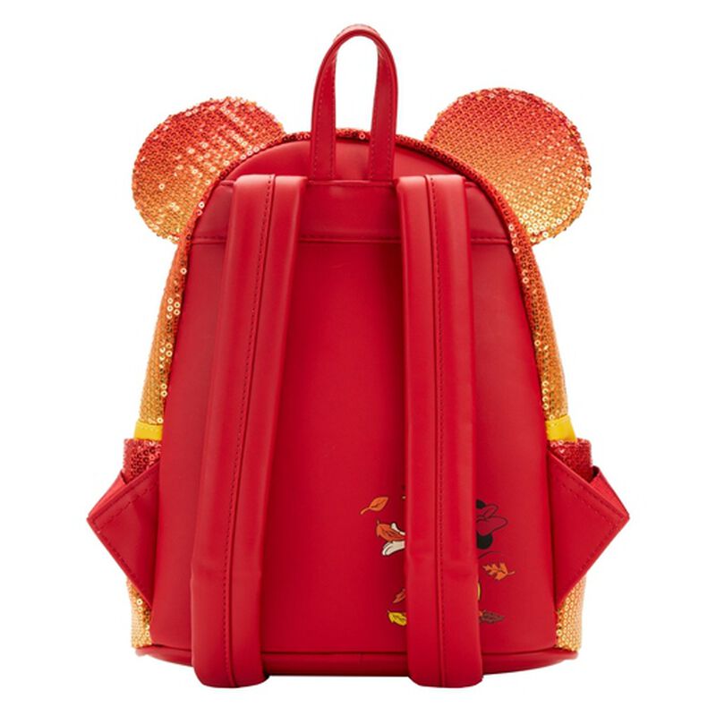 Loungefly Disney Minnie Mouse Fall Sequin Mini Backpack