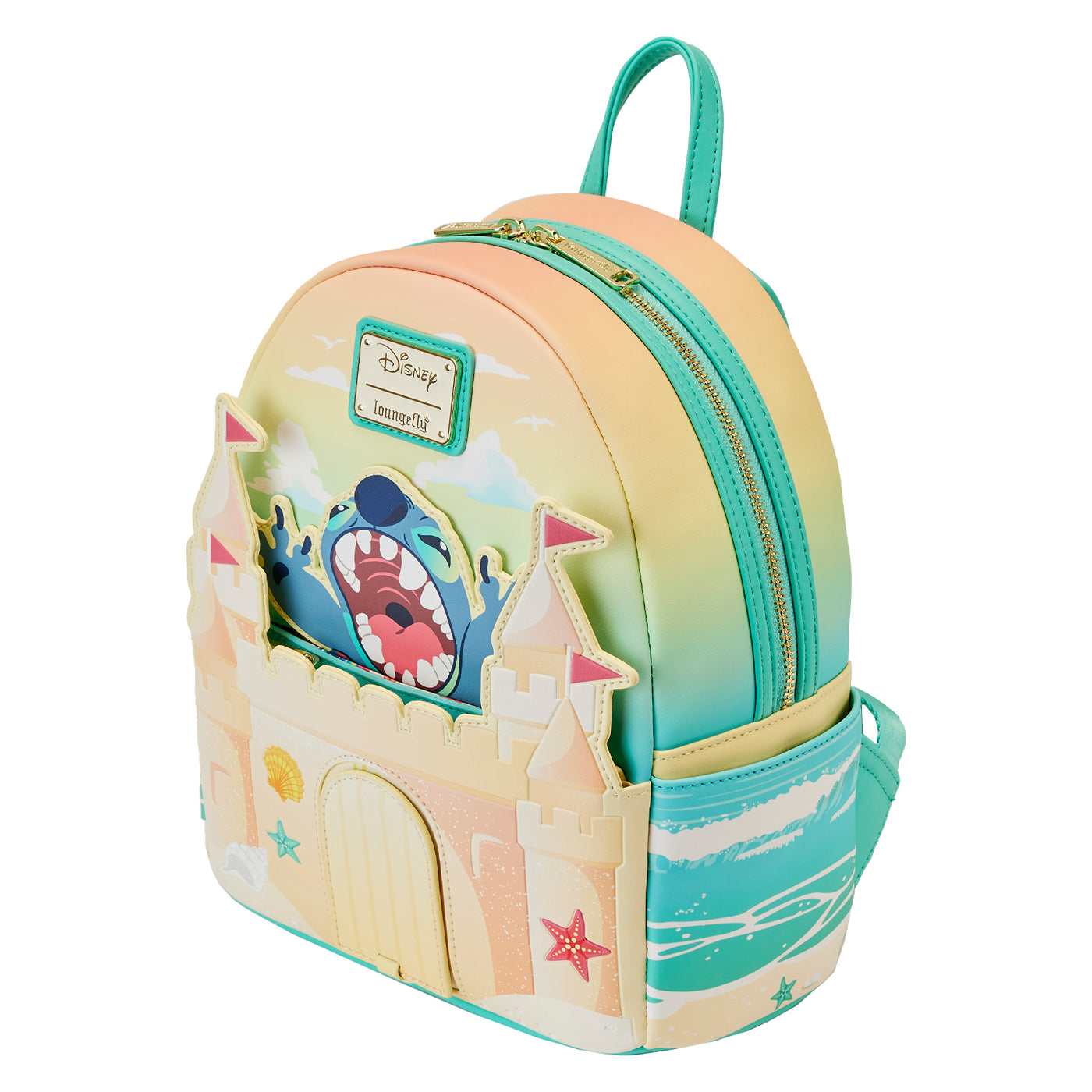 Disney Lilo & Stitch Sandcastle Beach Surprise Mini Backpack