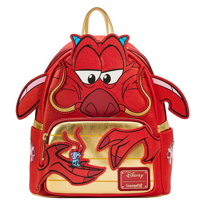 Disney Mulan 25th Anniversary Mushu Glitter Cosplay Mini Backpack