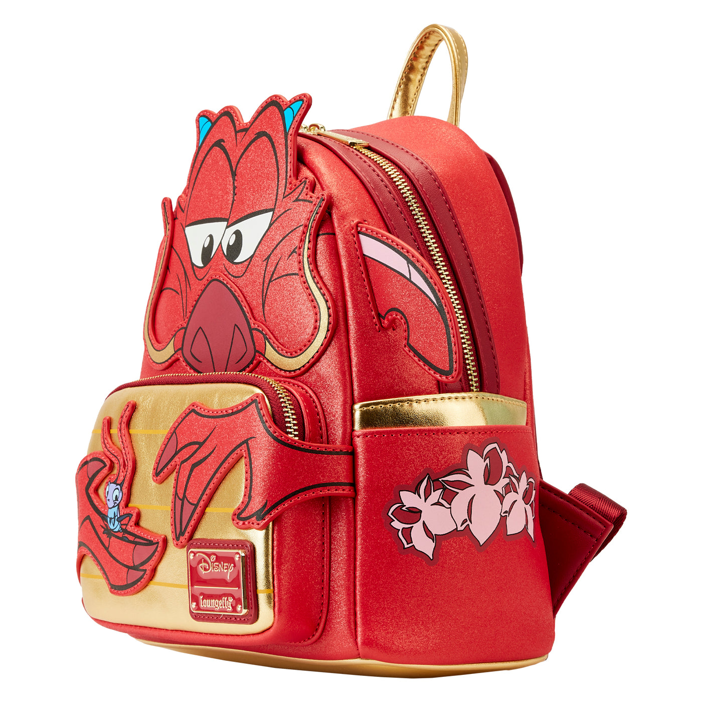 Disney Mulan 25th Anniversary Mushu Glitter Cosplay Mini Backpack